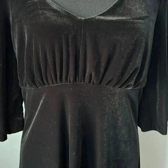 NWT Black Suede Dress  - Picture 7 of 10